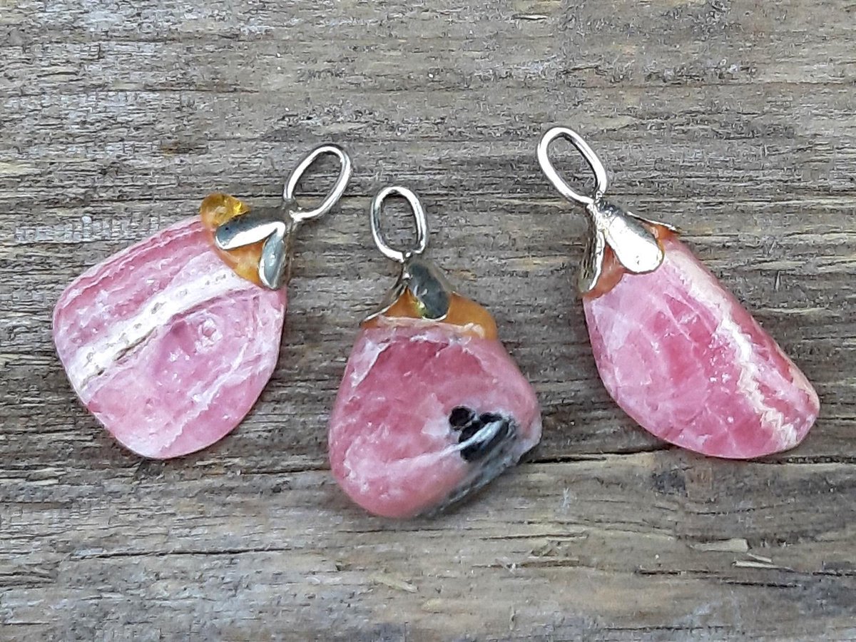 Edelsteen Rhodochrosiet hanger